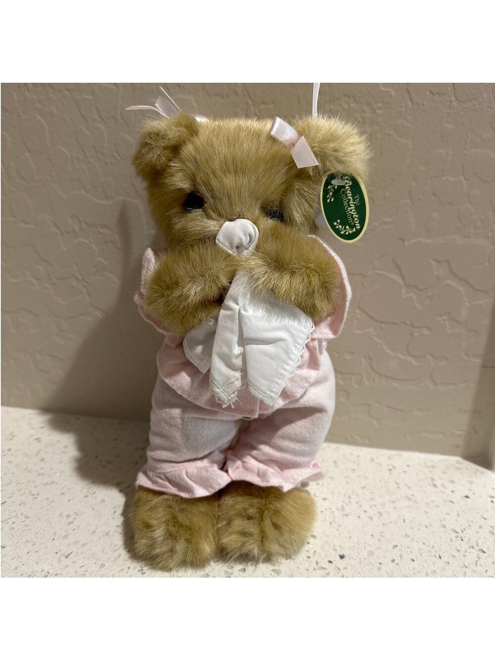 Bearington Collectible Series 10" Bear Sicky Vicky Stuffed Get Well Teddy Bear